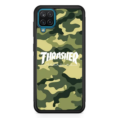 Thrasher Main Camo Samsung Galaxy A12 Case-Oxvistore