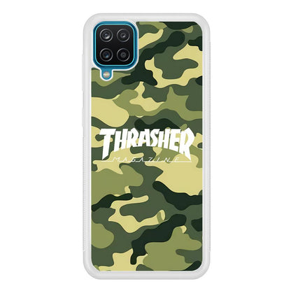 Thrasher Main Camo Samsung Galaxy A12 Case-Oxvistore