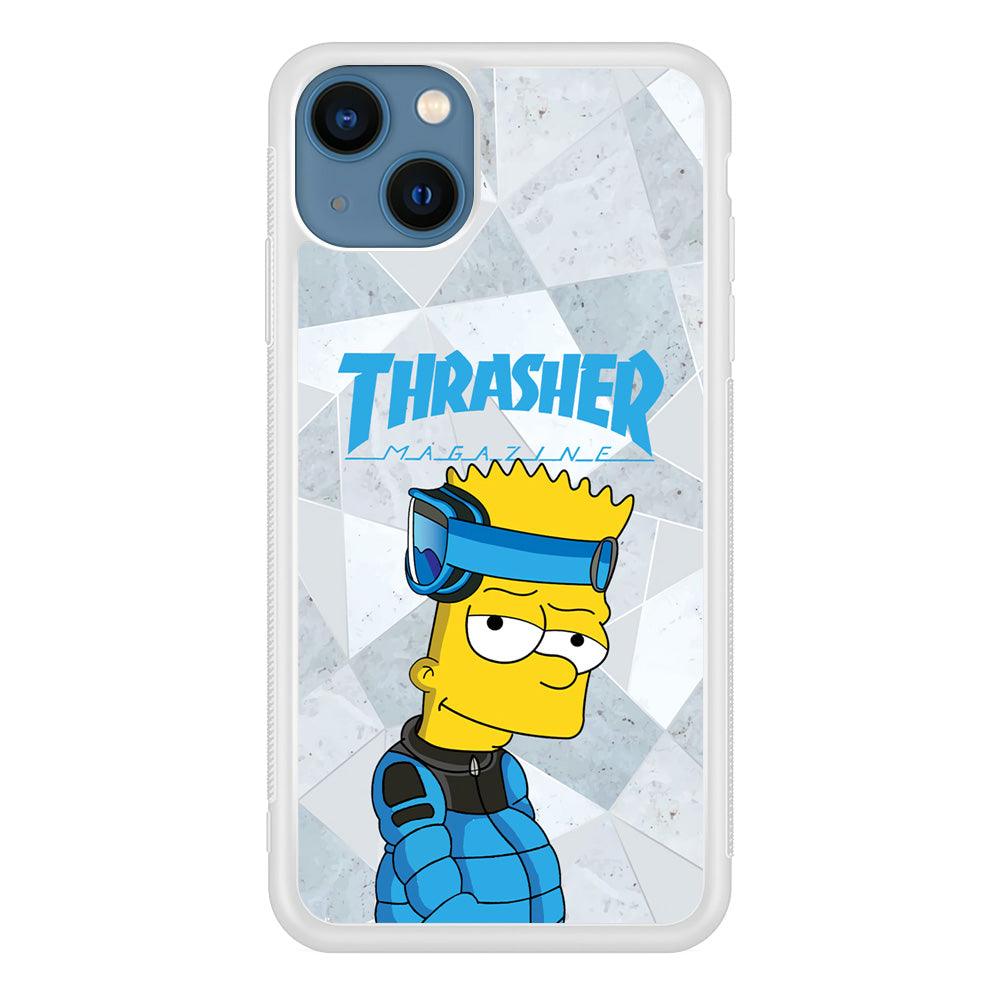 Thrasher Skater x Cool Bart iPhone 15 Plus Case-Oxvistore