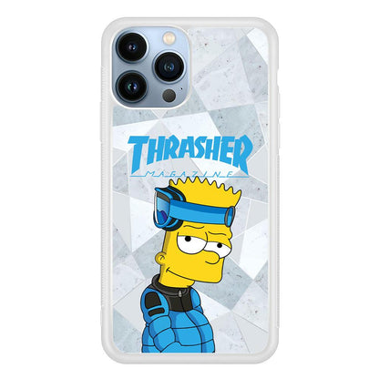 Thrasher Skater x Cool Bart iPhone 15 Pro Max Case-Oxvistore