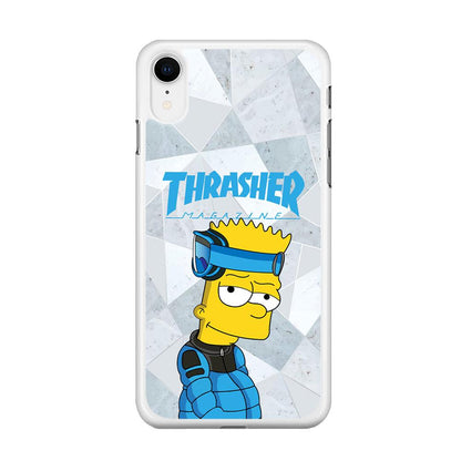 Thrasher Skater x Cool Bart iPhone XR Case-Oxvistore