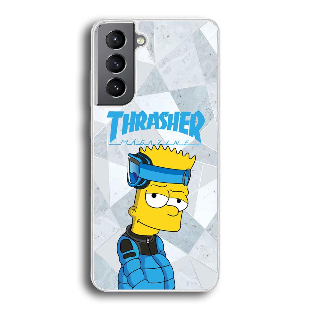 Thrasher Skater x Cool Bart Samsung Galaxy S21 Plus Case-Oxvistore