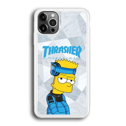 Thrasher Skater x Cool Bart iPhone 12 Pro Max Case-Oxvistore