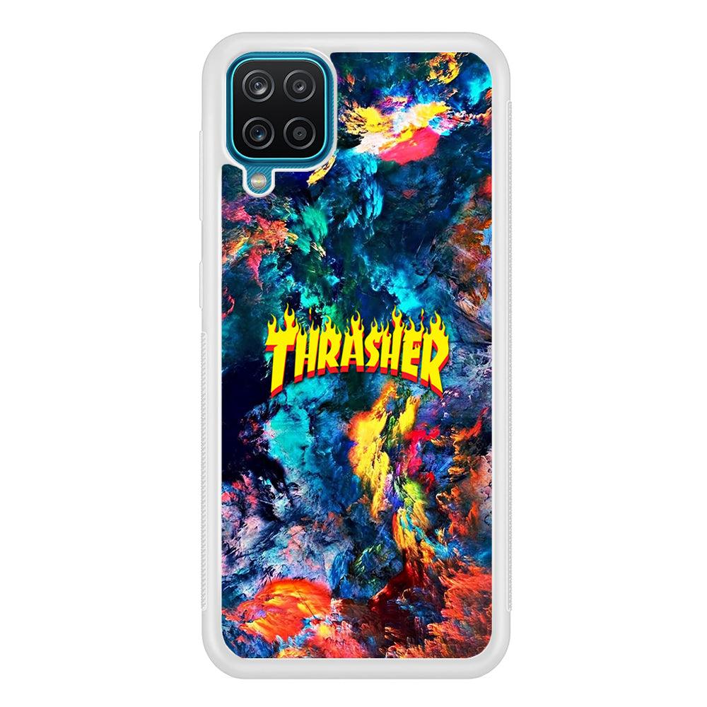 Thrasher Space Inner Samsung Galaxy A12 Case-Oxvistore