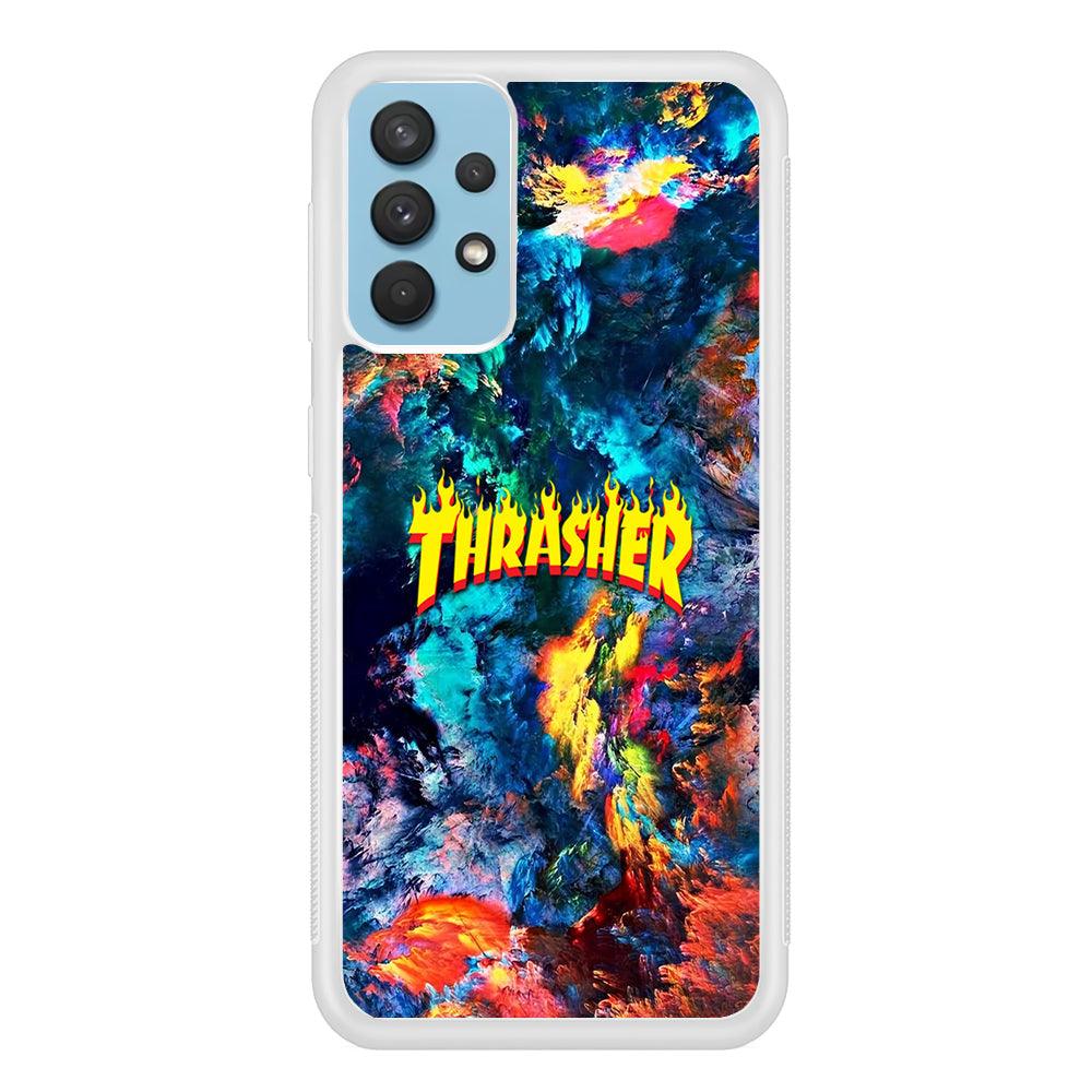 Thrasher Space Inner Samsung Galaxy A32 Case-Oxvistore