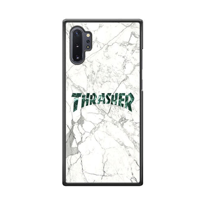 Thrasher Teal Bold Marmoreal Samsung Galaxy Note 10 Plus Case-Oxvistore