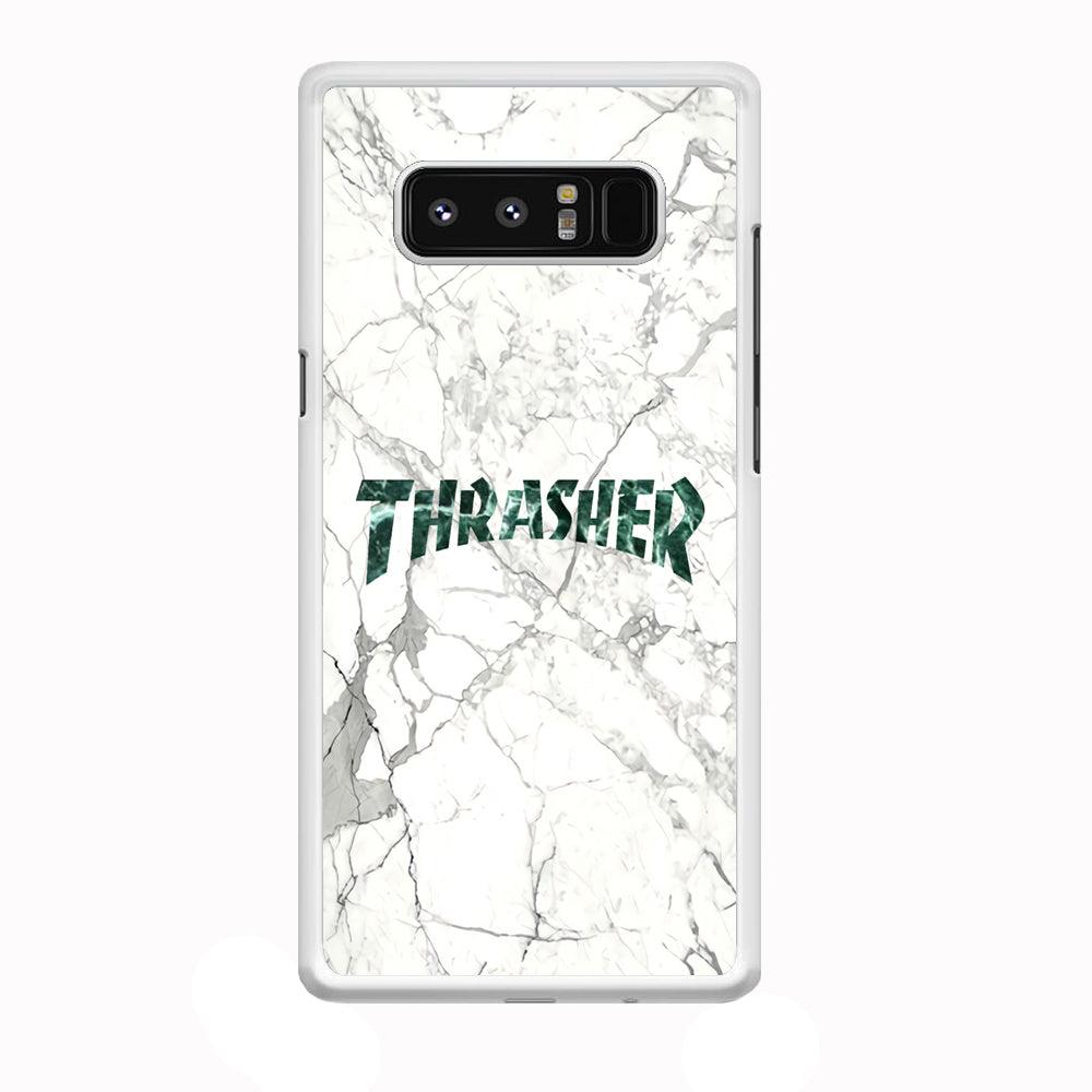 Thrasher Teal Bold Marmoreal Samsung Galaxy Note 8 Case-Oxvistore