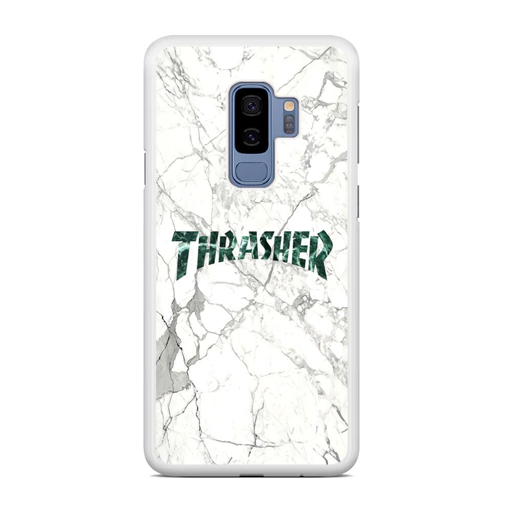 Thrasher Teal Bold Marmoreal Samsung Galaxy S9 Plus Case-Oxvistore