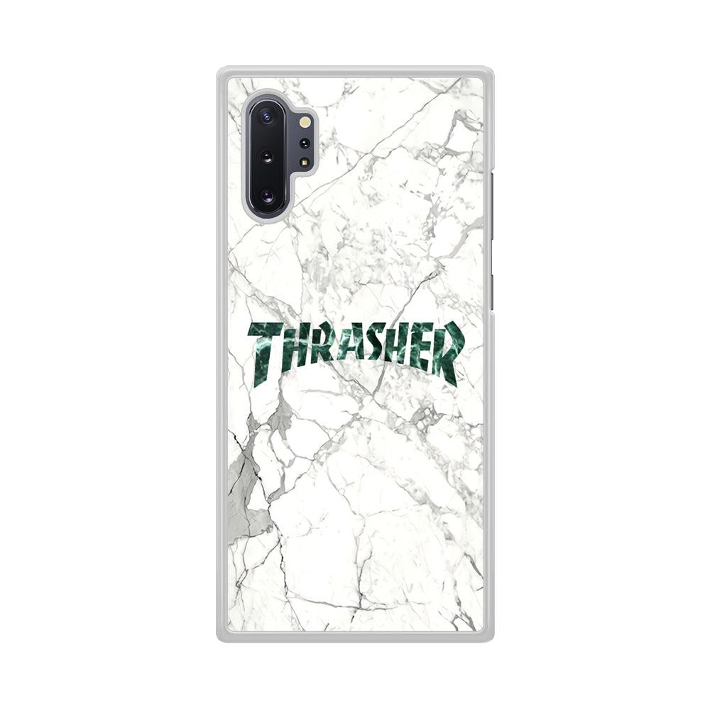 Thrasher Teal Bold Marmoreal Samsung Galaxy Note 10 Plus Case-Oxvistore