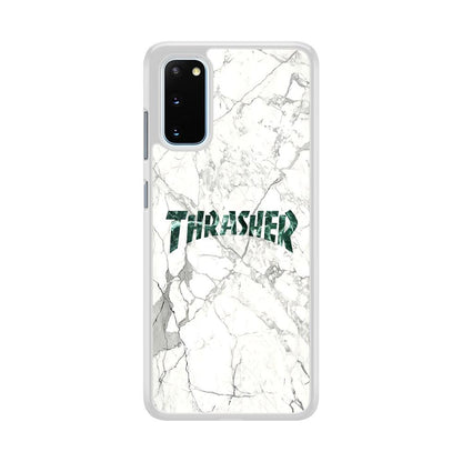 Thrasher Teal Bold Marmoreal Samsung Galaxy S20 Case-Oxvistore