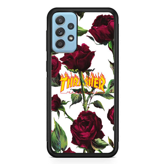 Thrasher Winter Rose Samsung Galaxy A52 Case-Oxvistore