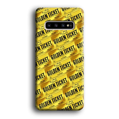 Ticket Gold of Wonka Samsung Galaxy S10 Case-Oxvistore