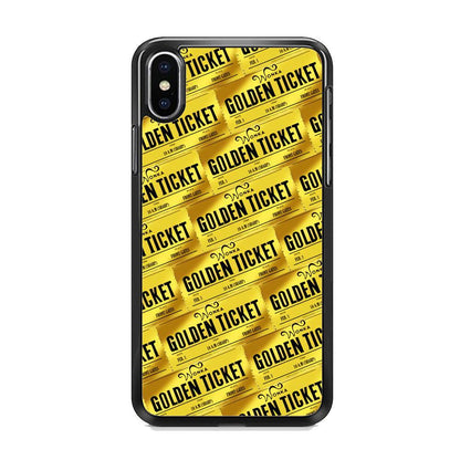 Ticket Gold of Wonka iPhone X Case-Oxvistore