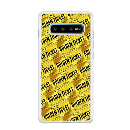 Ticket Gold of Wonka Samsung Galaxy S10 Plus Case-Oxvistore