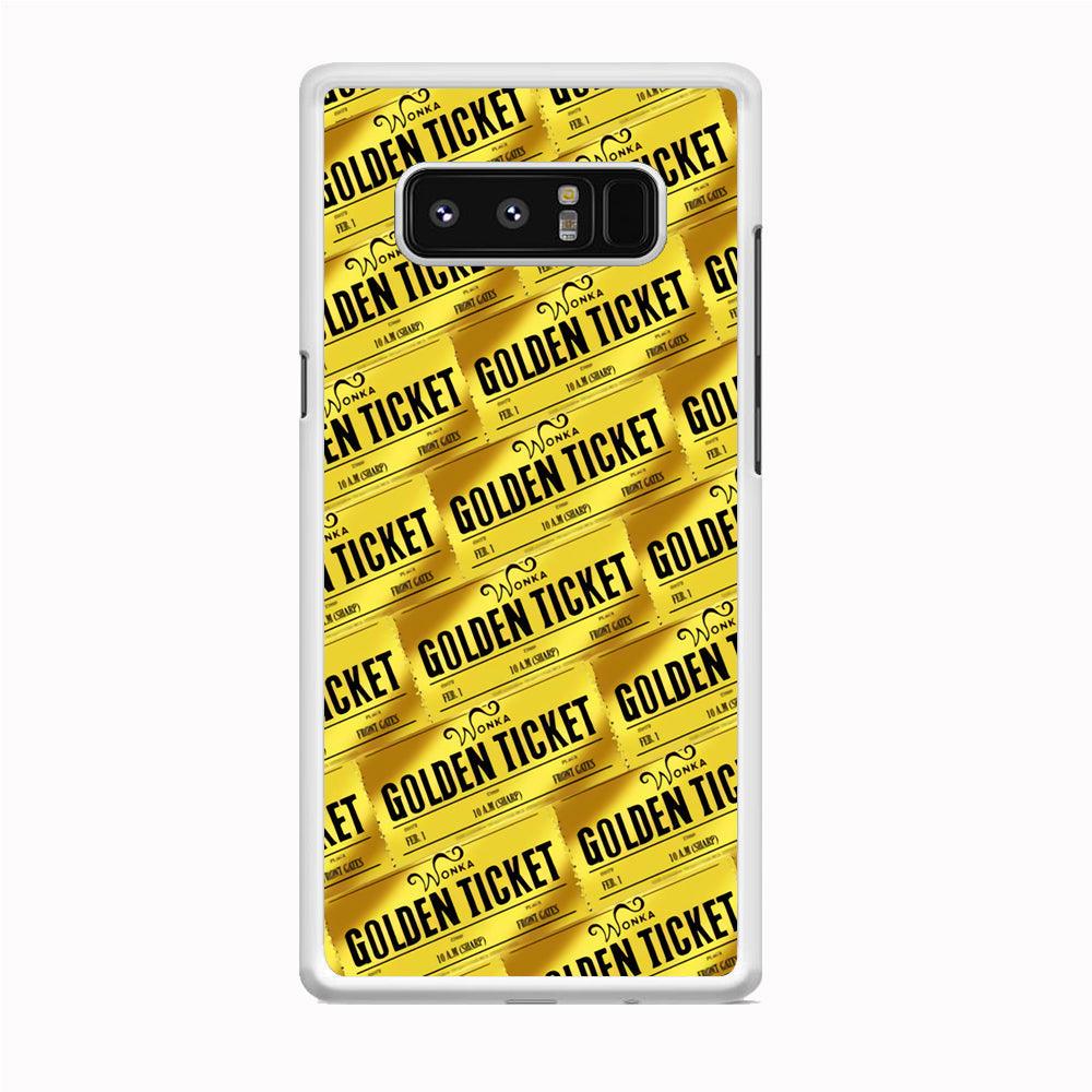 Ticket Gold of Wonka Samsung Galaxy Note 8 Case-Oxvistore