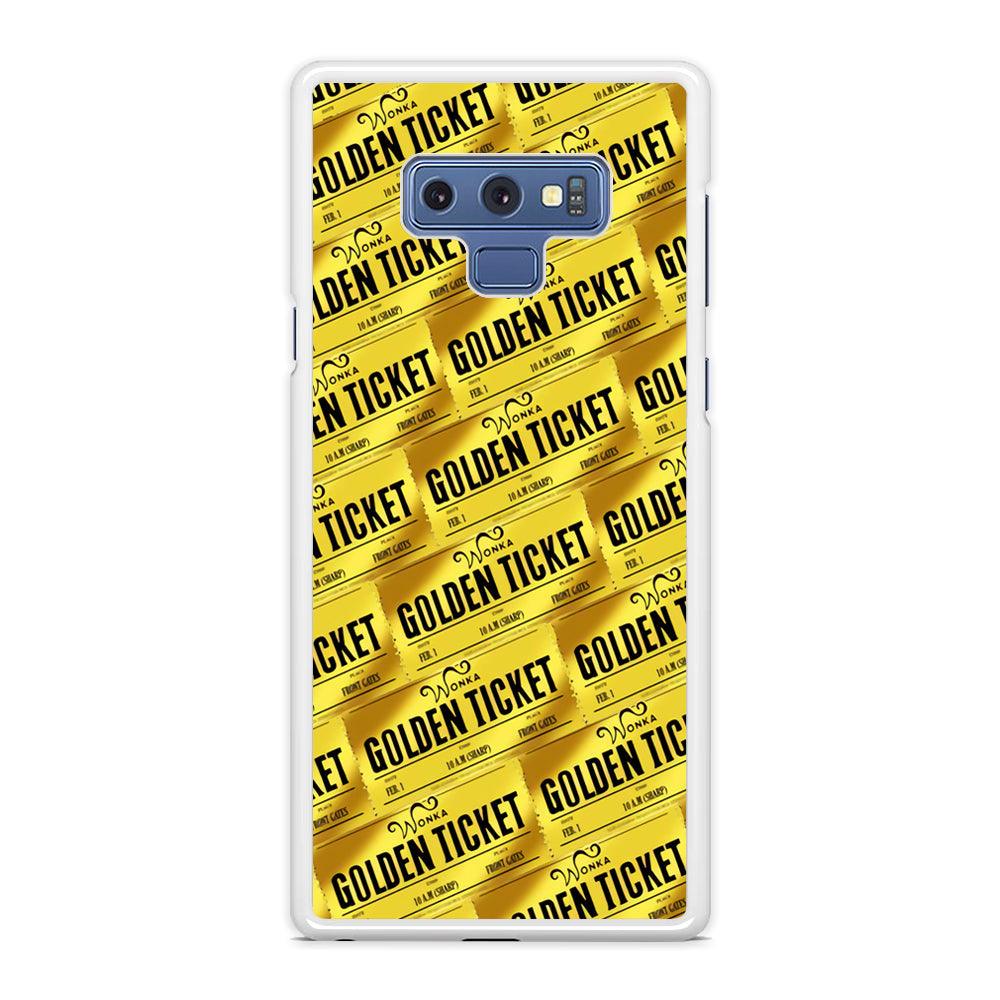 Ticket Gold of Wonka Samsung Galaxy Note 9 Case-Oxvistore