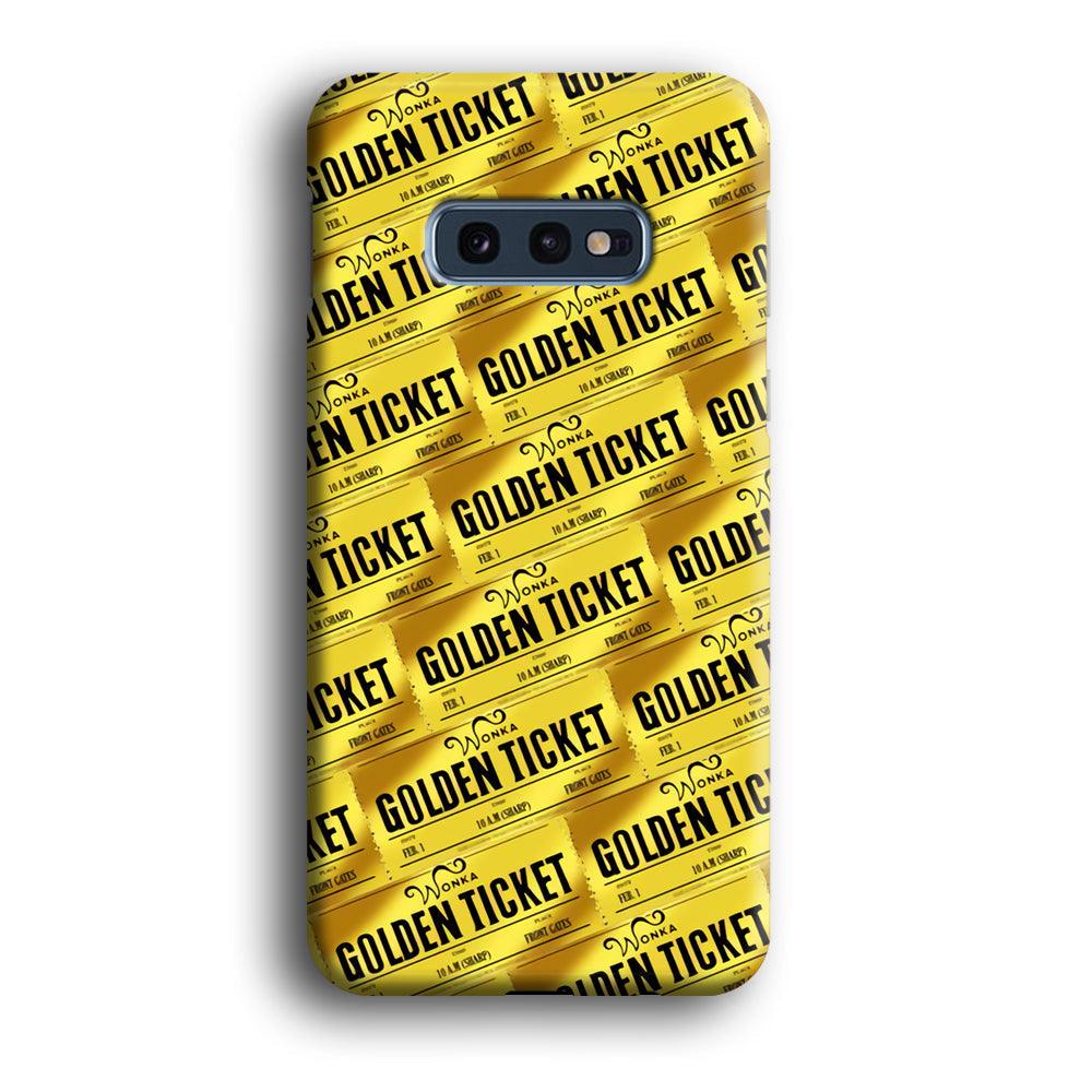 Ticket Gold of Wonka Samsung Galaxy S10E Case-Oxvistore