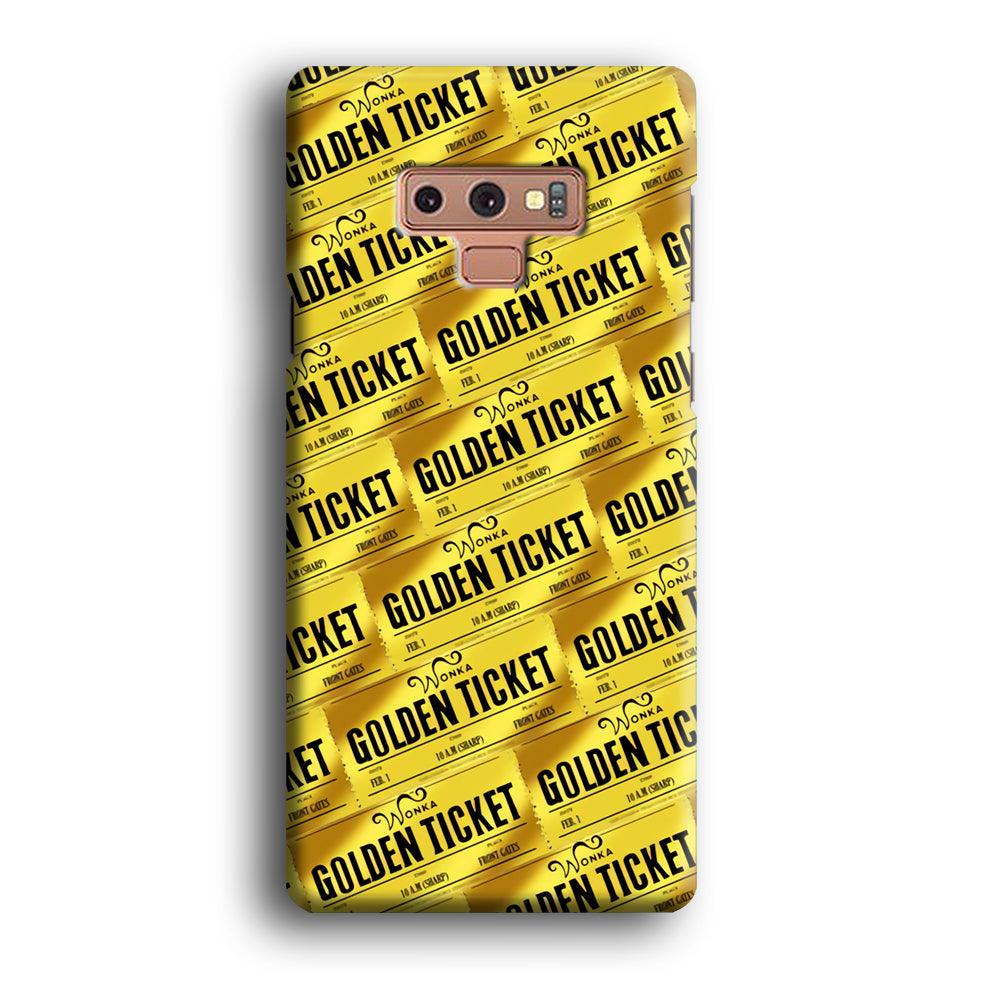 Ticket Gold of Wonka Samsung Galaxy Note 9 Case-Oxvistore