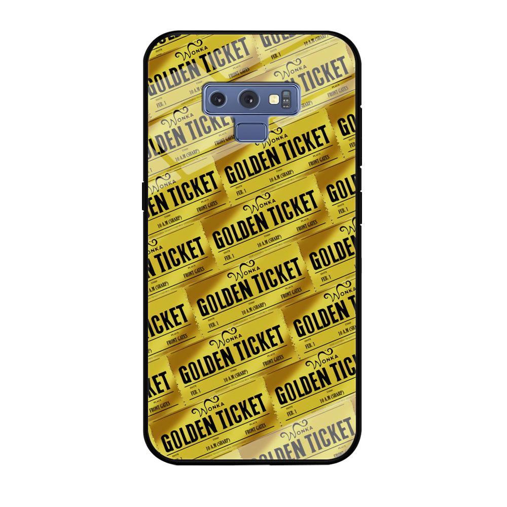 Ticket Gold of Wonka Samsung Galaxy Note 9 Case-Oxvistore