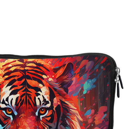 Tiger Colorful Art Laptop Sleeve Protective Cover