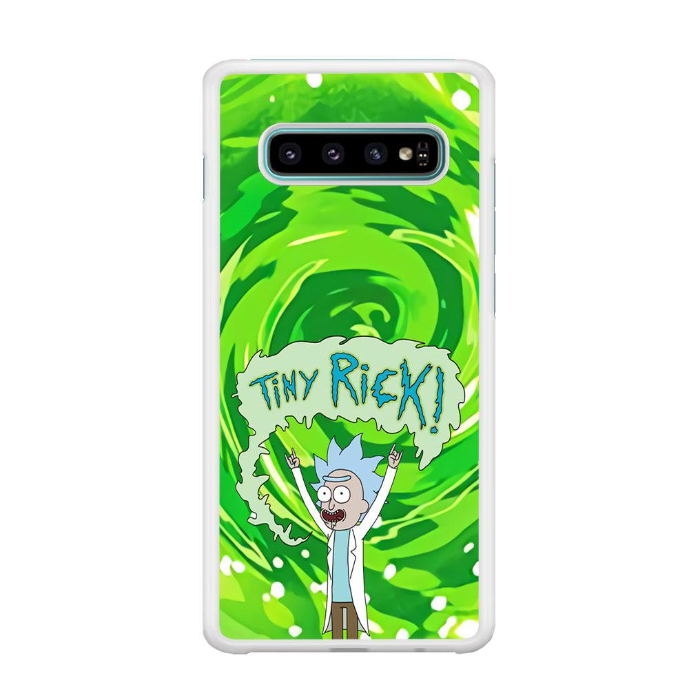 Tiny Rick Green Hole Samsung Galaxy S10 Plus Case-Oxvistore