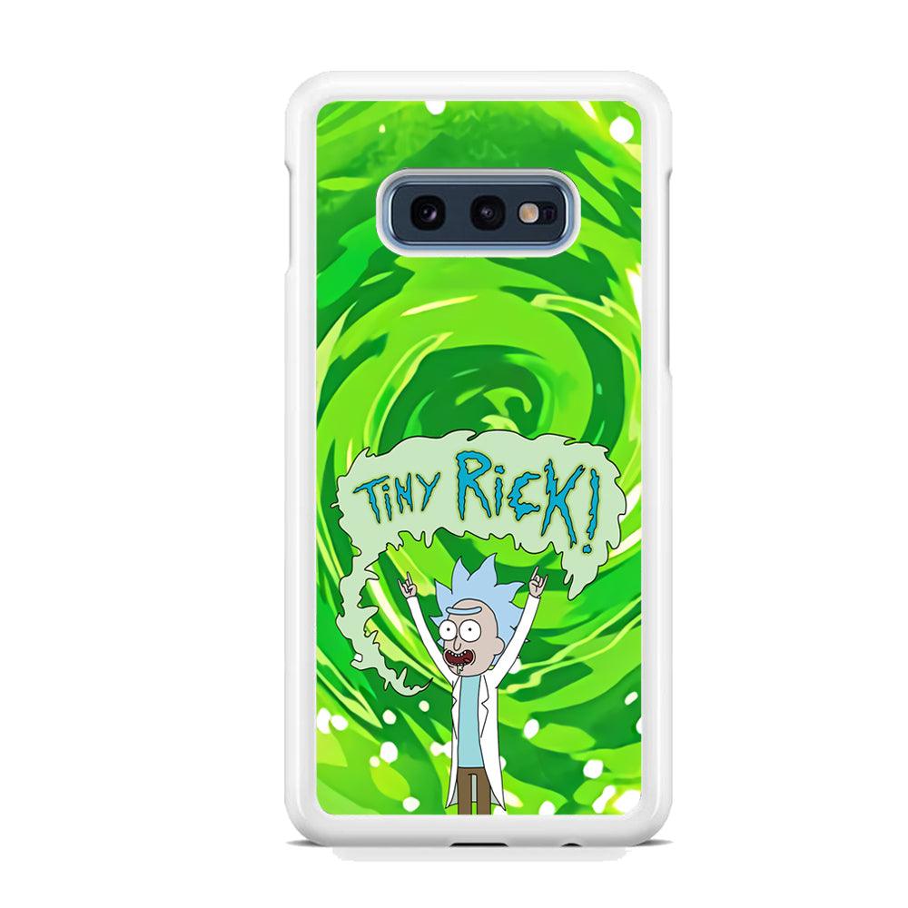 Tiny Rick Green Hole Samsung Galaxy S10E Case-Oxvistore