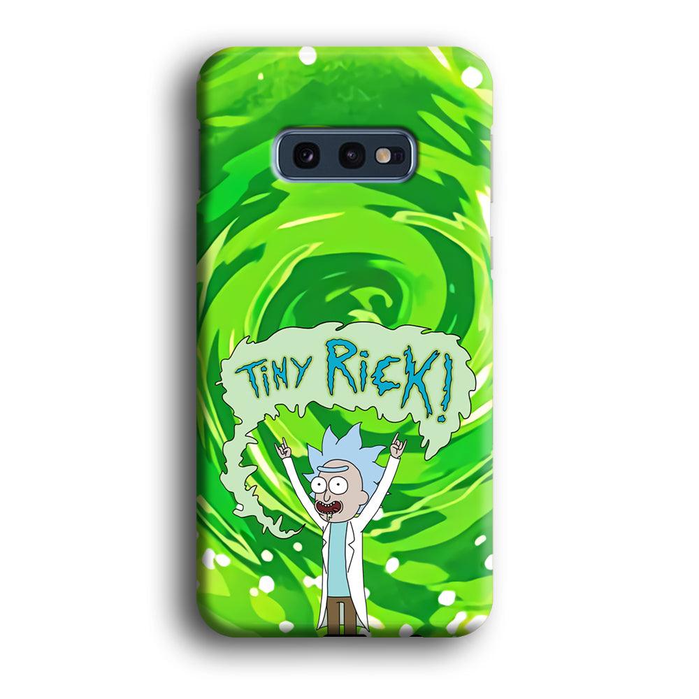 Tiny Rick Green Hole Samsung Galaxy S10E Case-Oxvistore