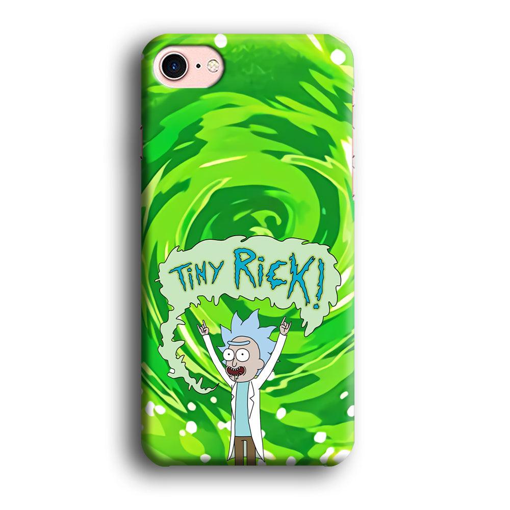 Tiny Rick Green Hole iPhone 8 Case-Oxvistore