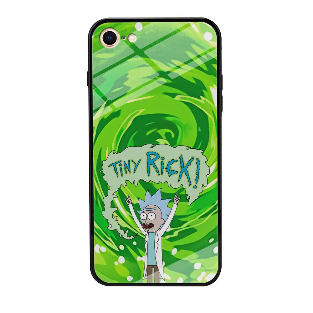 Tiny Rick Green Hole iPhone 8 Case-Oxvistore