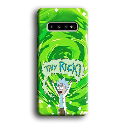 Tiny Rick Green Hole Samsung Galaxy S10 Plus Case-Oxvistore