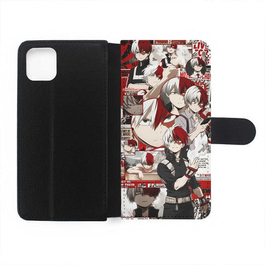 Todoroki My Hero Academia Aesthetic Flip Wallet Phone Case-Oxvistore