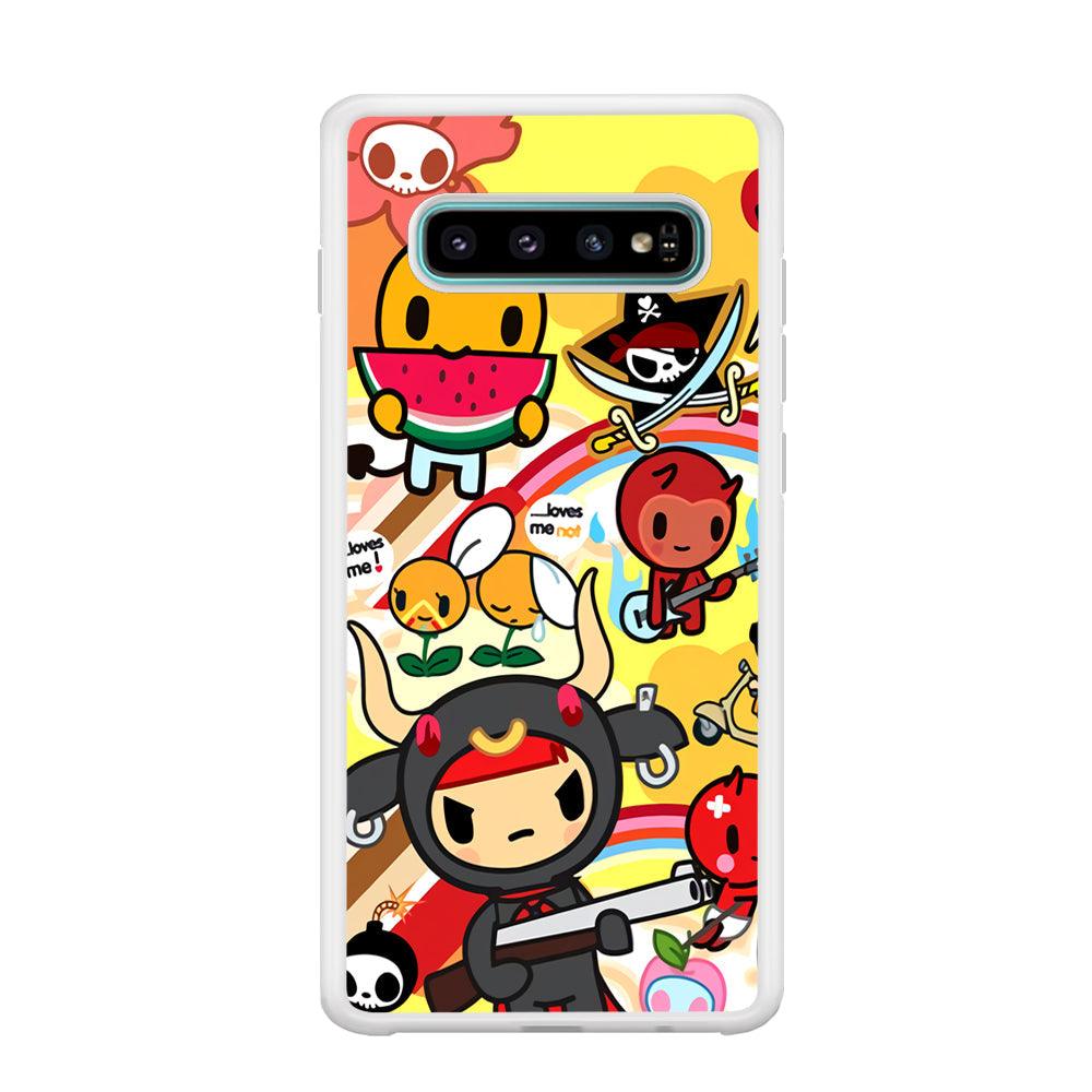 Tokidoki Chill The Club Samsung Galaxy S10 Plus Case-Oxvistore