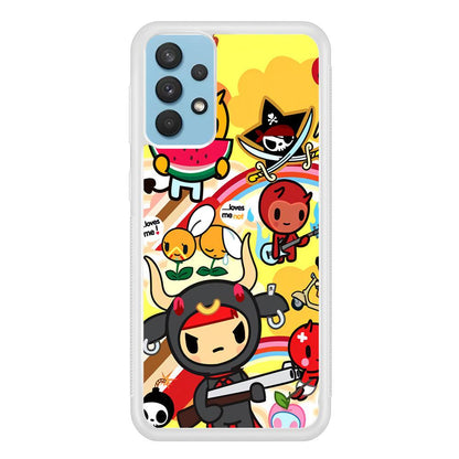 Tokidoki Chill The Club Samsung Galaxy A32 Case-Oxvistore