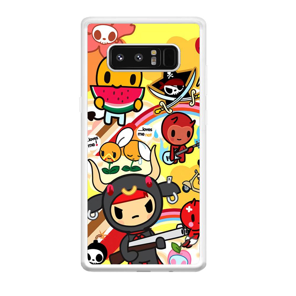 Tokidoki Chill The Club Samsung Galaxy Note 8 Case-Oxvistore