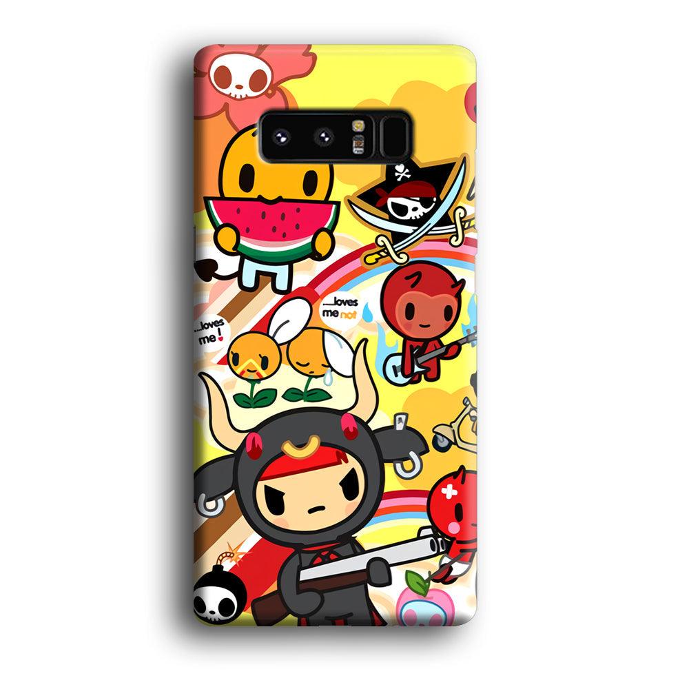 Tokidoki Chill The Club Samsung Galaxy Note 8 Case-Oxvistore