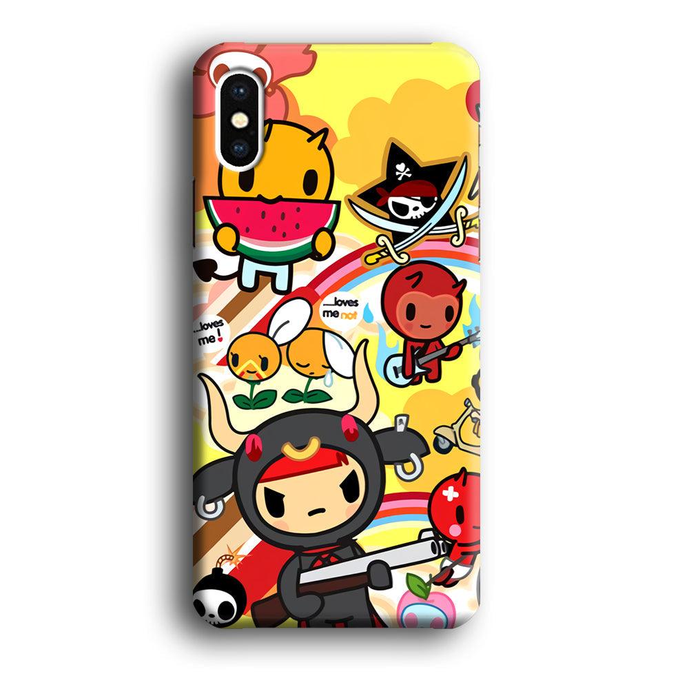 Tokidoki Chill The Club iPhone X Case-Oxvistore