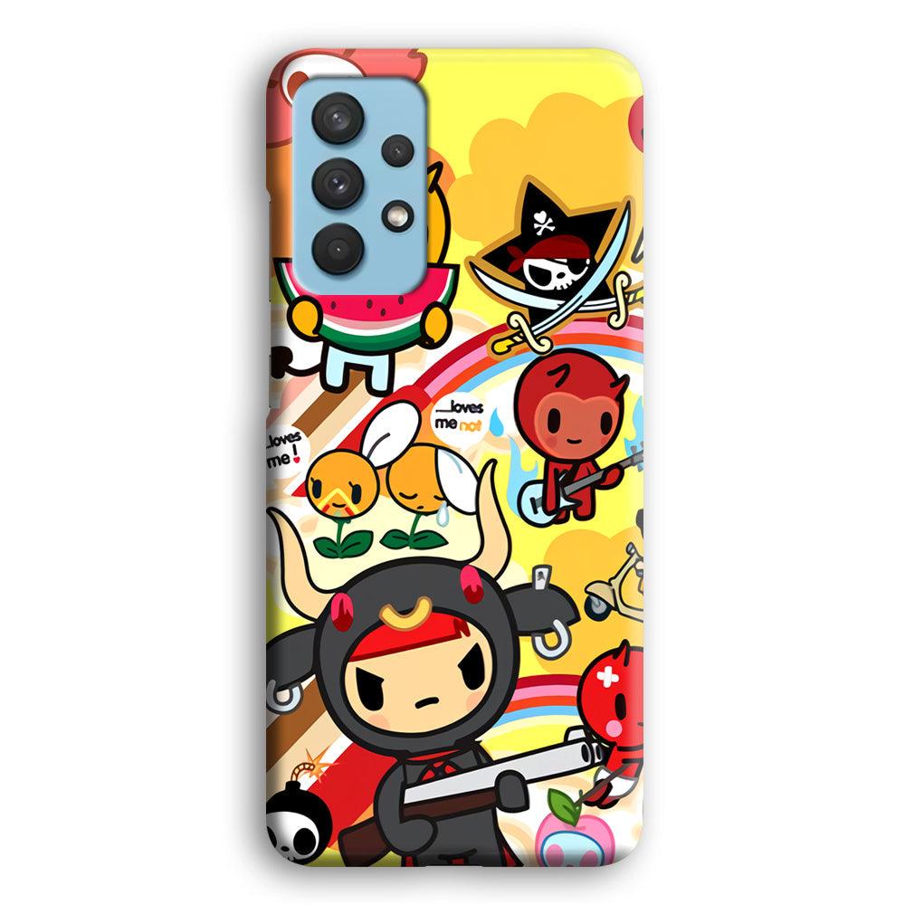 Tokidoki Chill The Club Samsung Galaxy A32 Case-Oxvistore