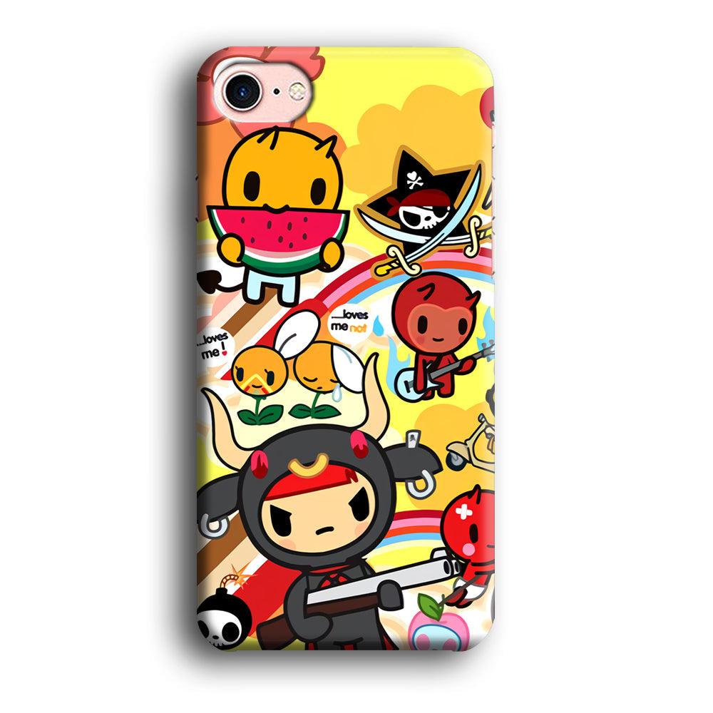 Tokidoki Chill The Club iPhone 8 Case-Oxvistore