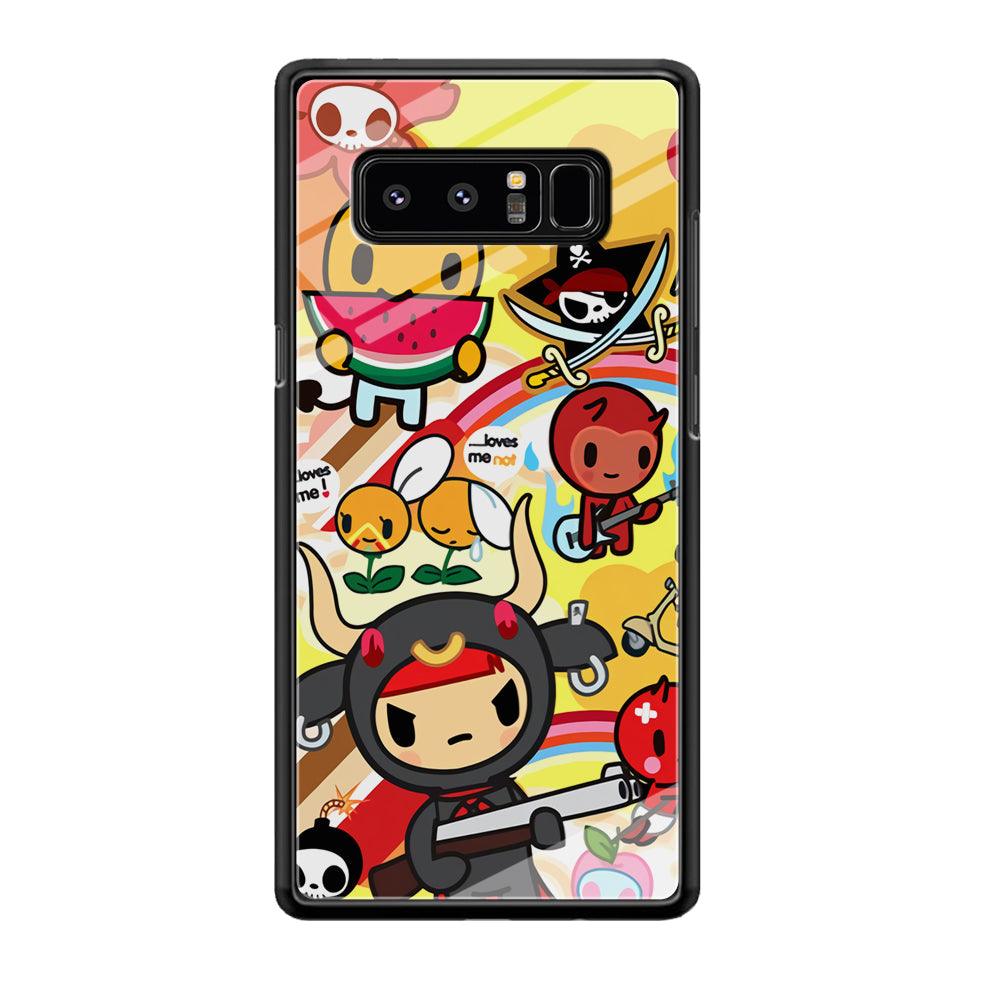 Tokidoki Chill The Club Samsung Galaxy Note 8 Case-Oxvistore