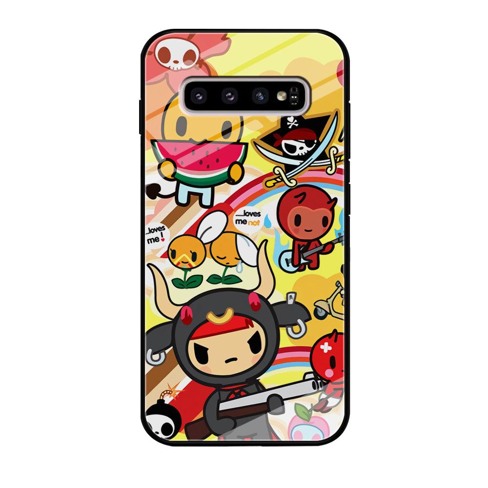 Tokidoki Chill The Club Samsung Galaxy S10 Plus Case-Oxvistore