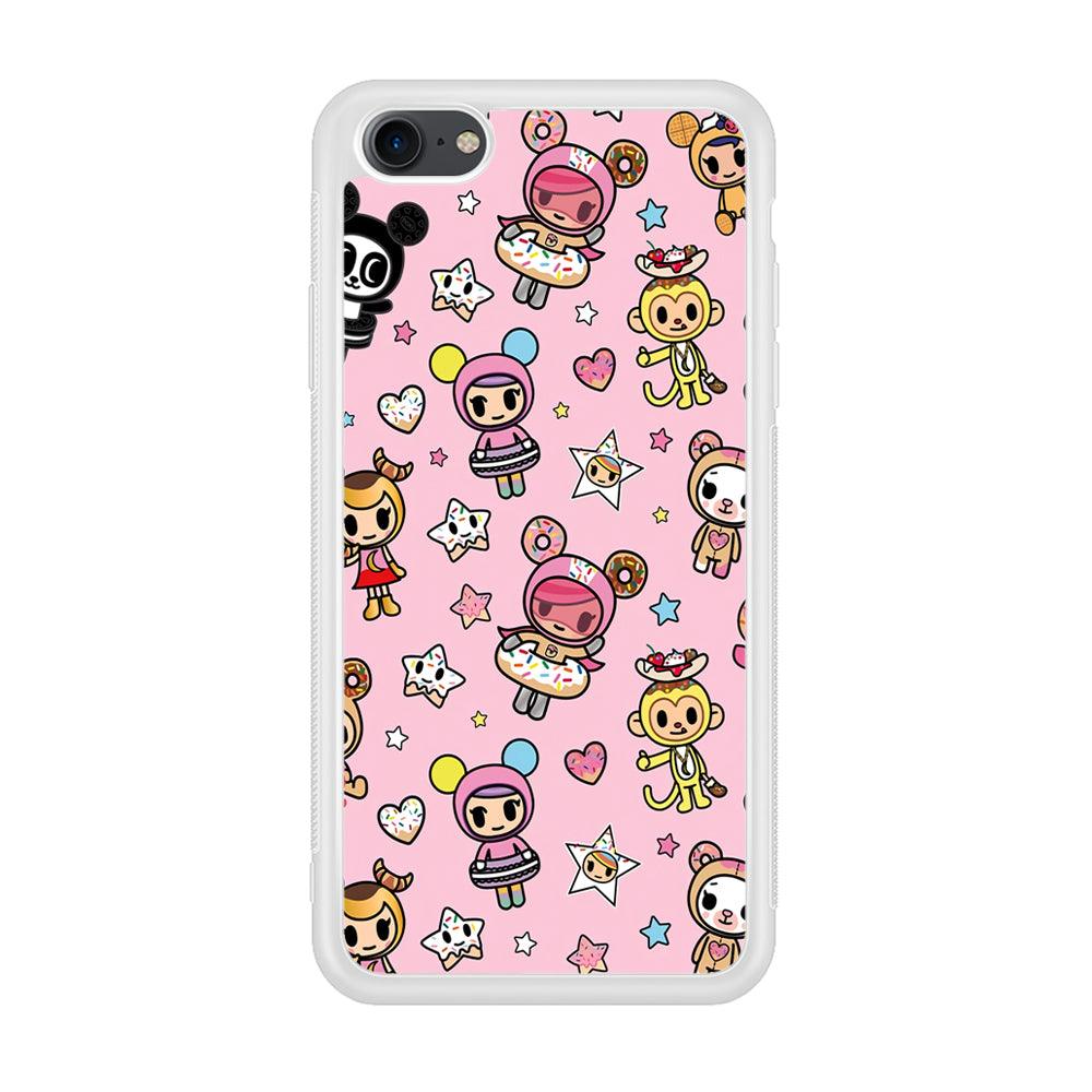 Tokidoki Donuts Hula Hoops iPhone 8 Case-Oxvistore