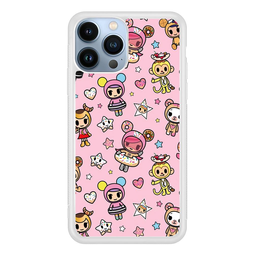 Tokidoki Donuts Hula Hoops iPhone 15 Pro Case-Oxvistore