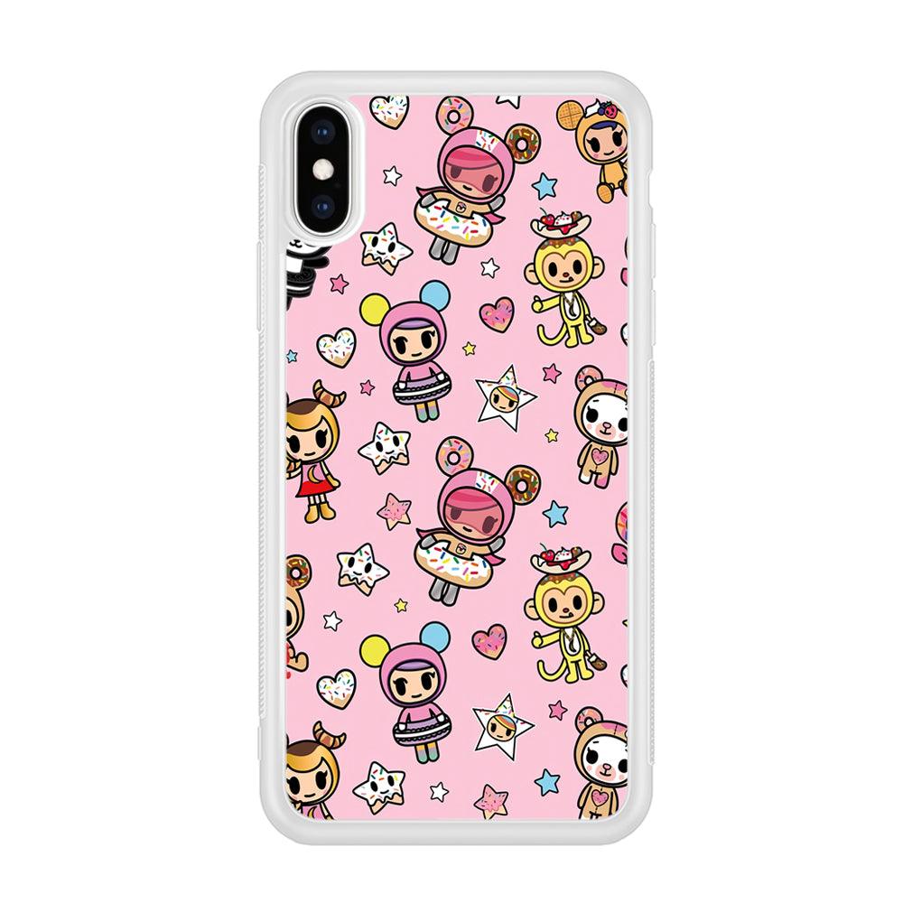 Tokidoki Donuts Hula Hoops iPhone Xs Max Case-Oxvistore