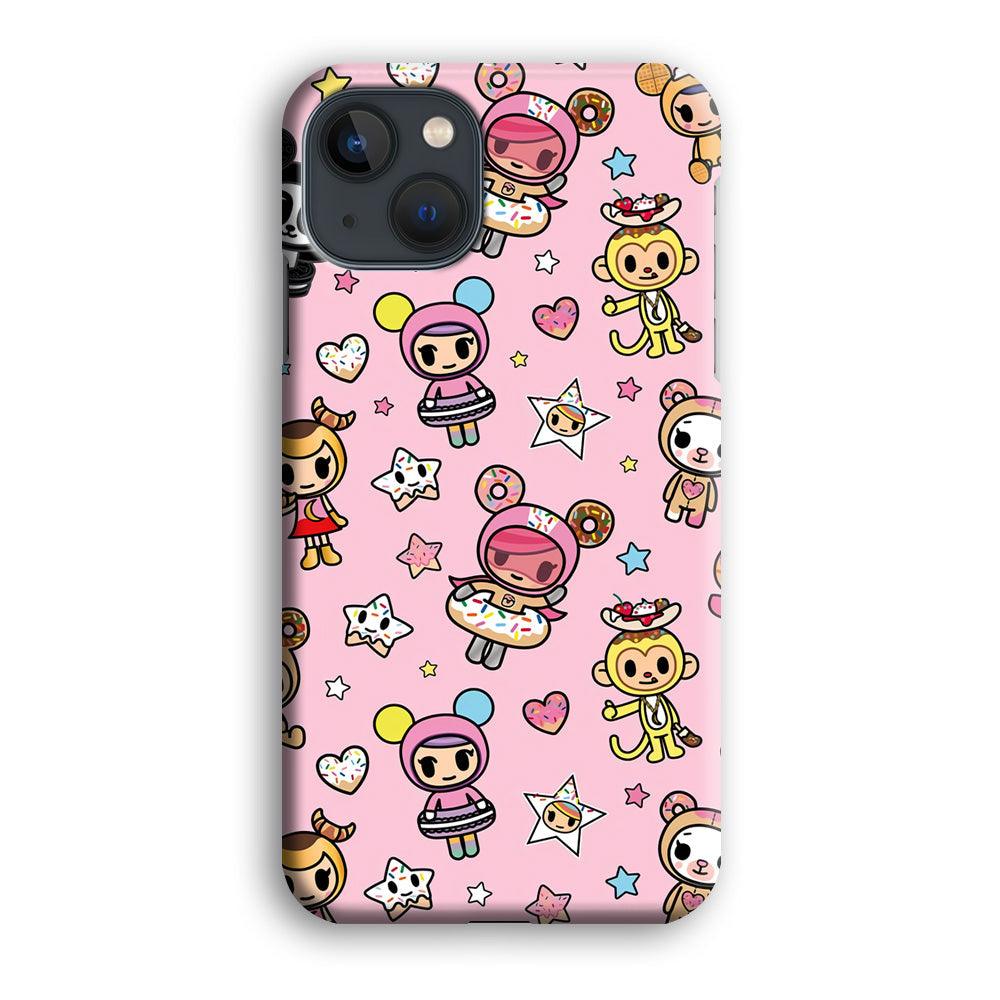 Tokidoki Donuts Hula Hoops iPhone 13 Case-Oxvistore