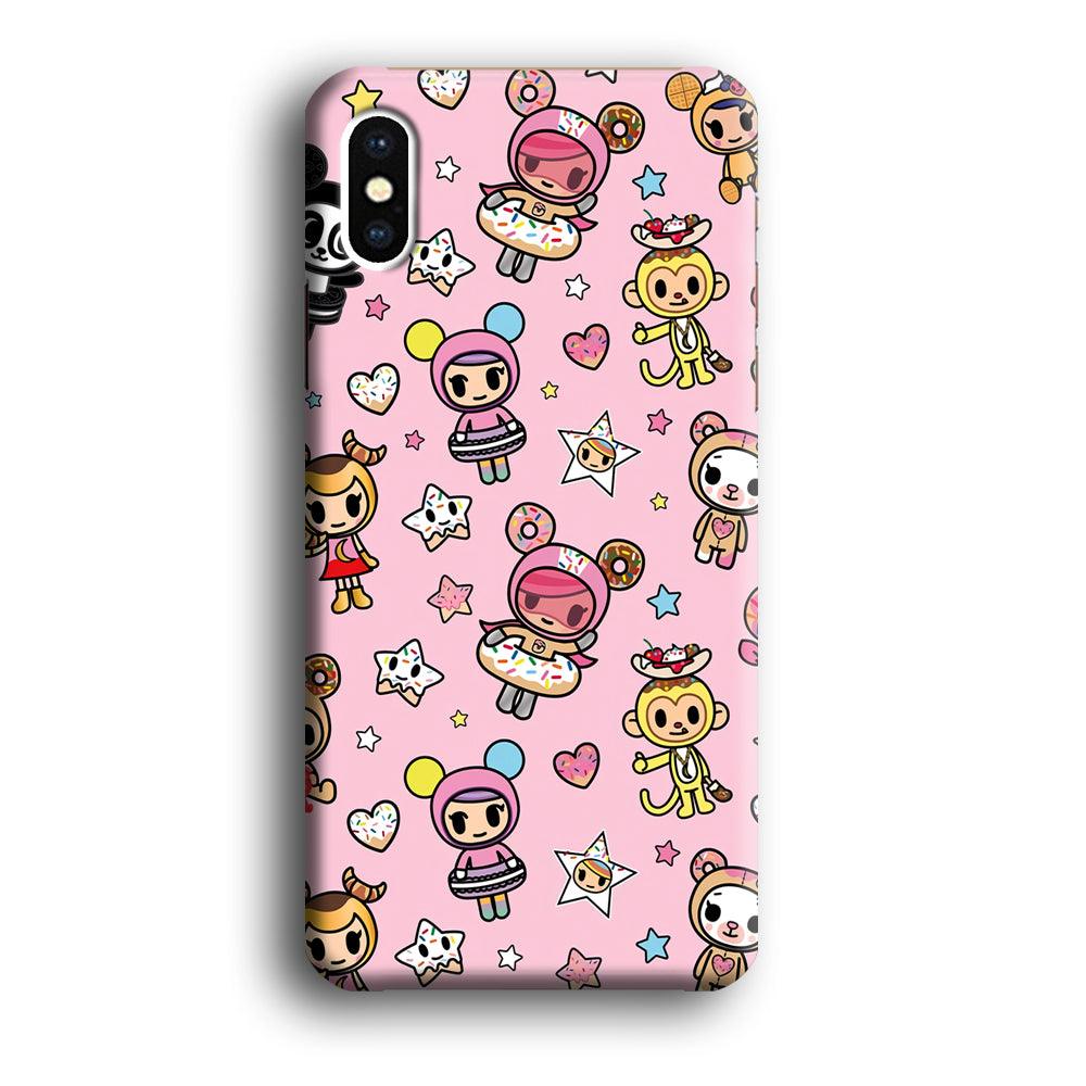 Tokidoki Donuts Hula Hoops iPhone XS Case-Oxvistore