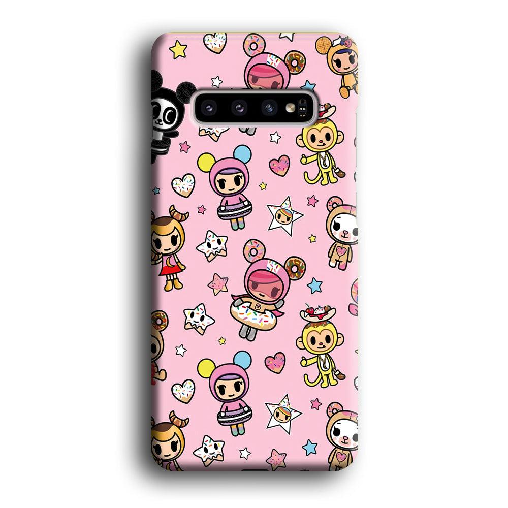 Tokidoki Donuts Hula Hoops Samsung Galaxy S10 Plus Case-Oxvistore