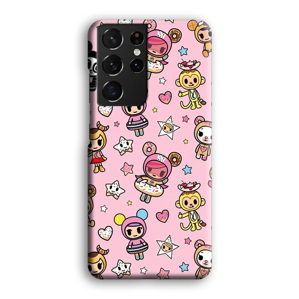 Tokidoki Donuts Hula Hoops Samsung Galaxy S21 Ultra Case-Oxvistore