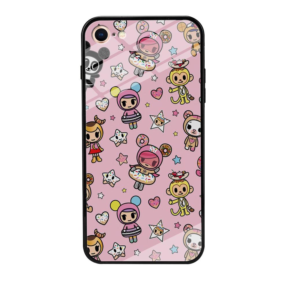 Tokidoki Donuts Hula Hoops iPhone 8 Case-Oxvistore