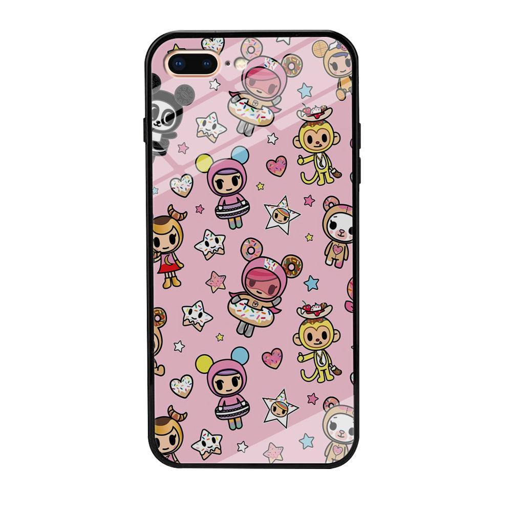 Tokidoki Donuts Hula Hoops iPhone 8 Plus Case-Oxvistore