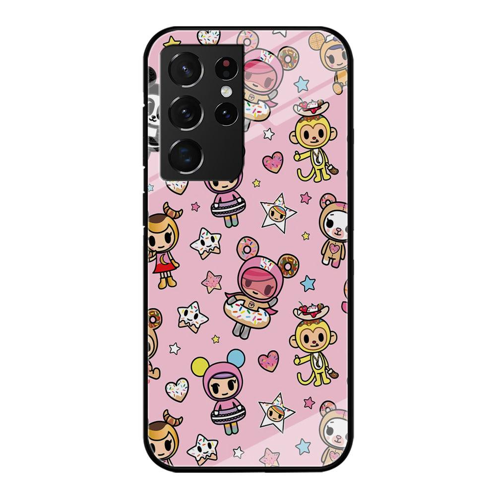 Tokidoki Donuts Hula Hoops Samsung Galaxy S21 Ultra Case-Oxvistore